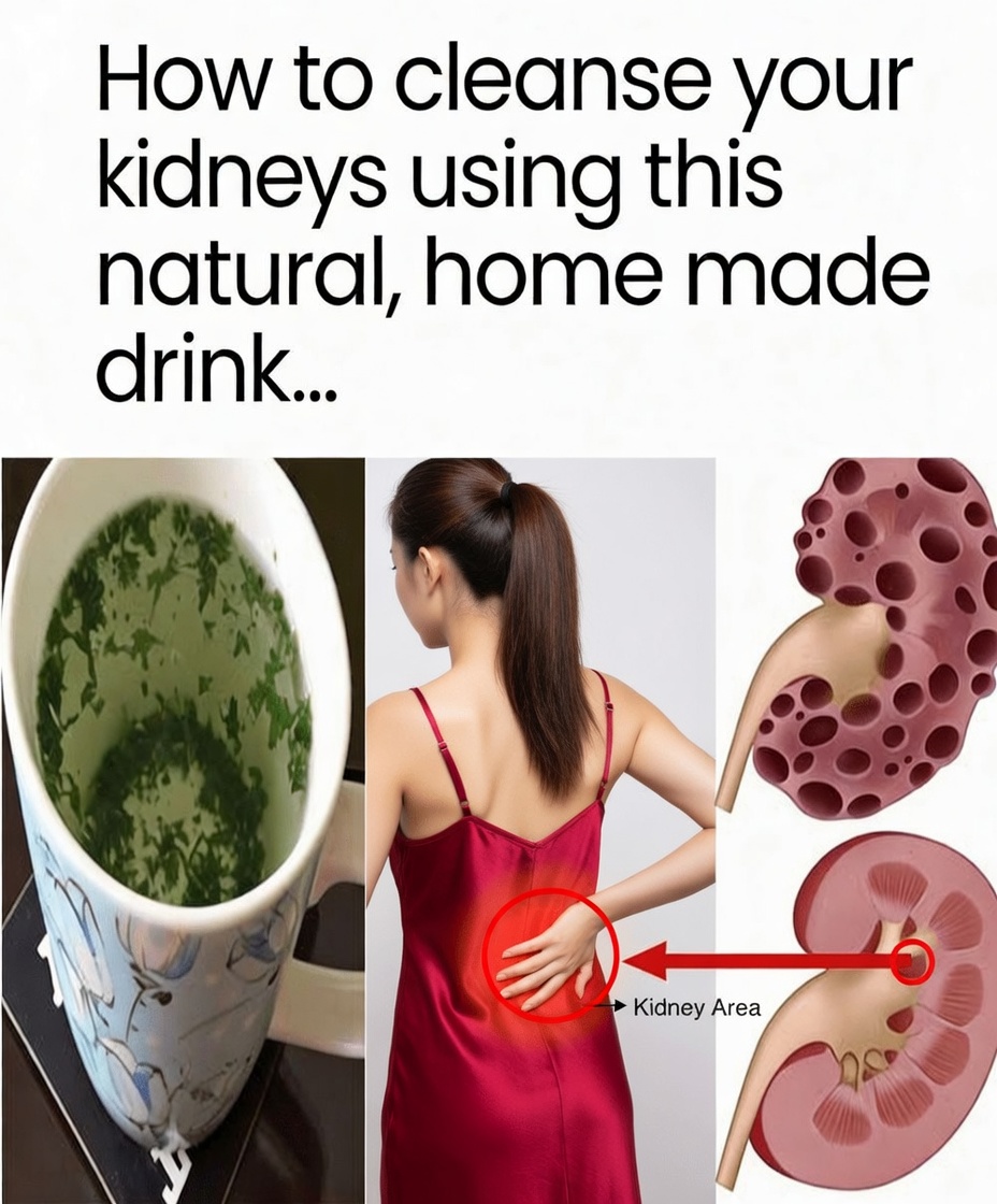 How to cleanse your kidneys using this natural, homemade drink…