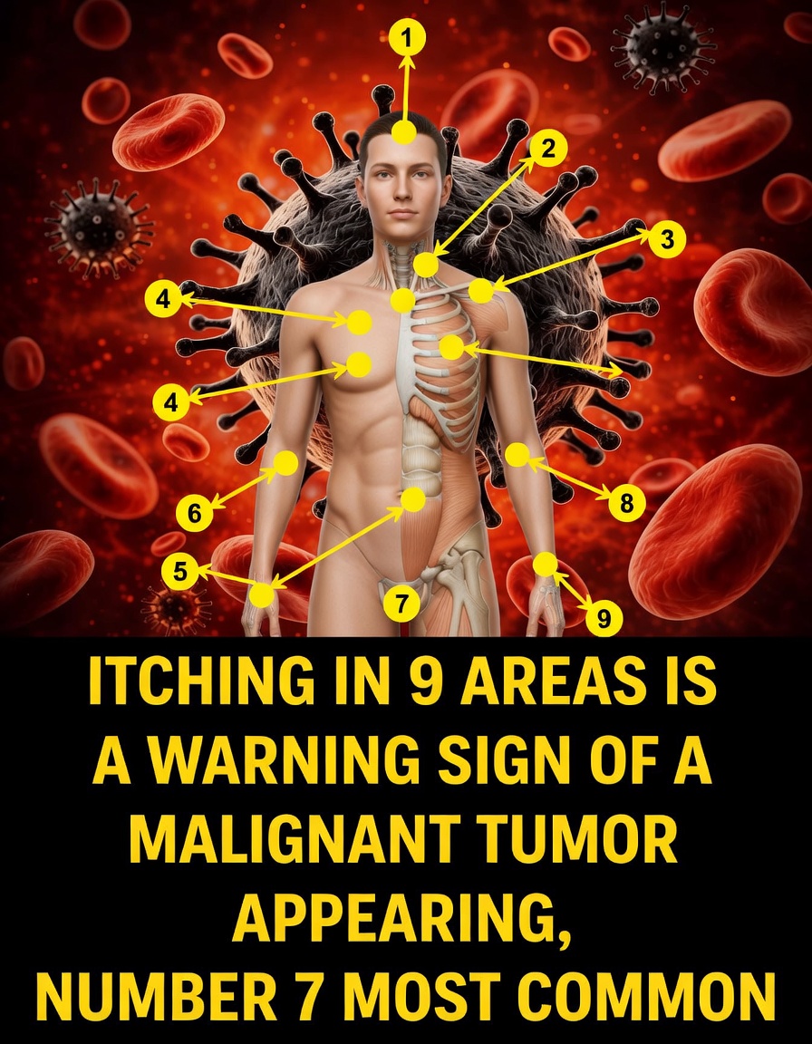 Nine Itchy Areas That May Signal Malignant Tumors, With the Seventh Being the Most Common
