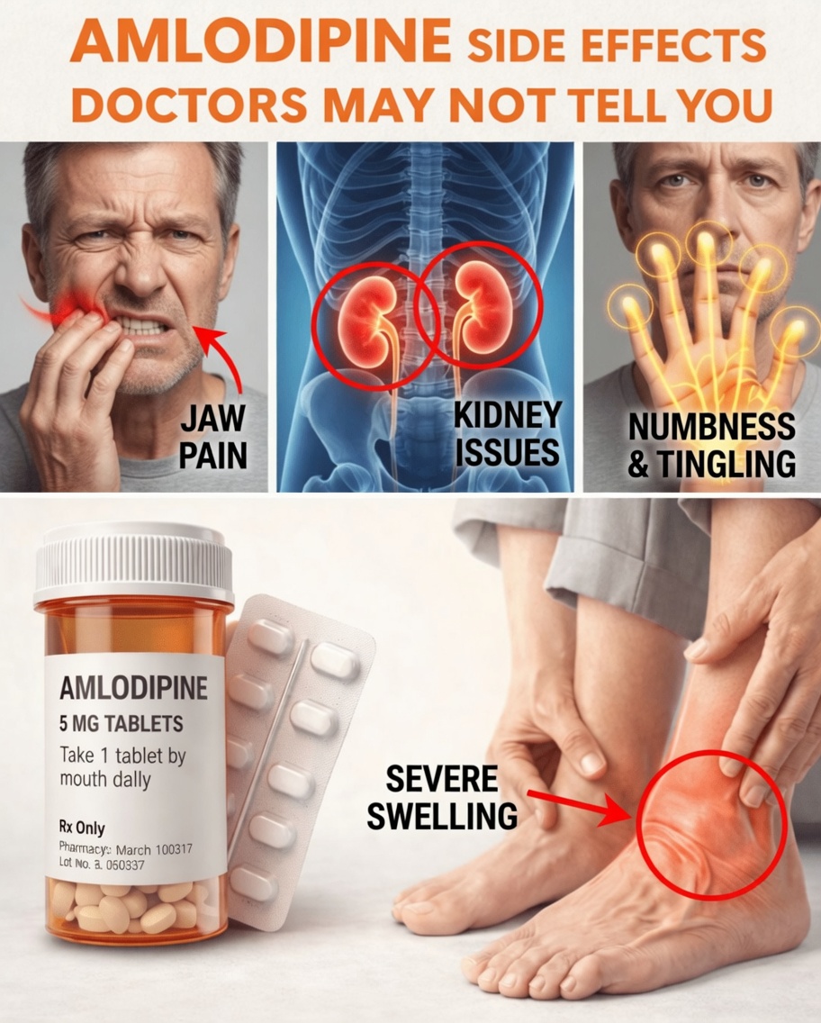 12 Side Effects of Amlodipine Every Adult Over 45 Taking Blood Pressure Pills Should Understand
