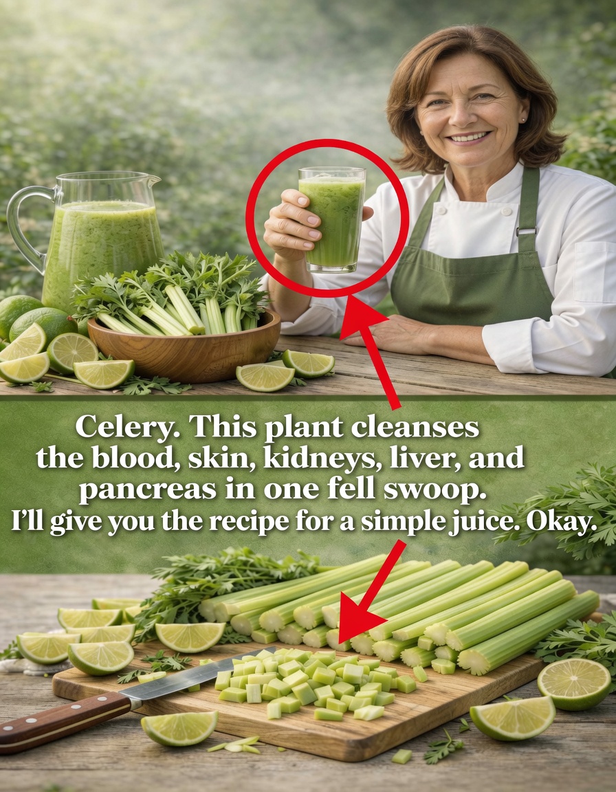 Refresh Your Day with Celery, Parsley & Lime Green Juice (A Simple Path to Feeling Lighter)