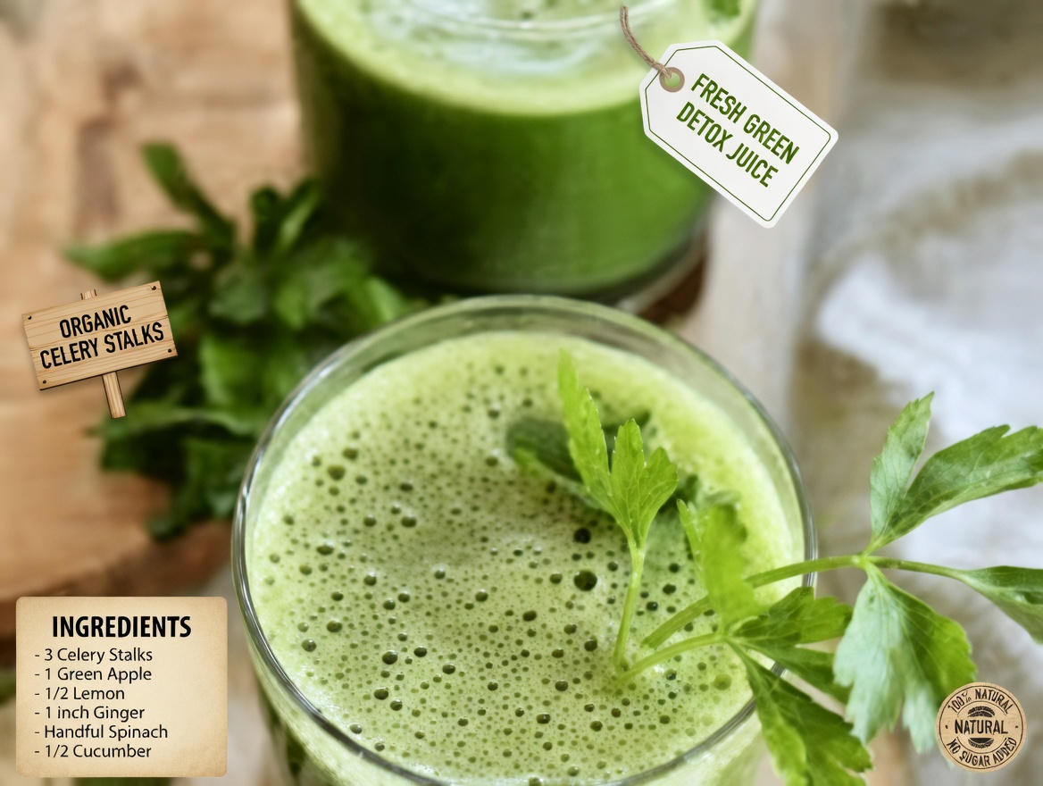 Refresh Your Day with Celery, Parsley & Lime Green Juice (A Simple Path to Feeling Lighter)