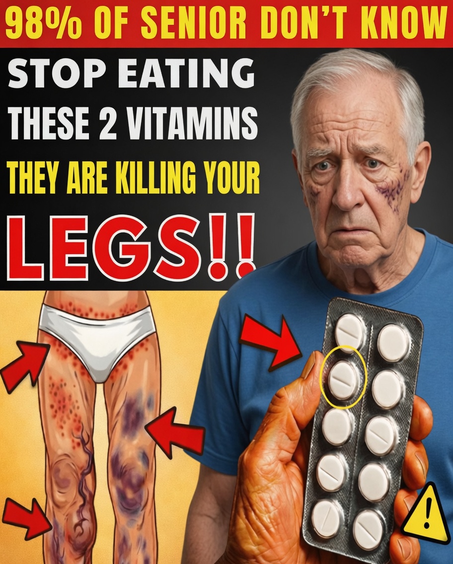 Seniors: The 2 Worst Vitamins That Can Weaken Your Legs After 60 (Plus Foods to Avoid)