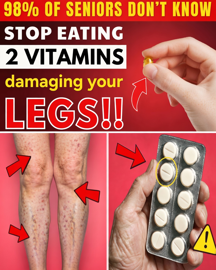 Seniors: The 2 Worst Vitamins That Can Weaken Your Legs After 60 (Plus Foods to Avoid)