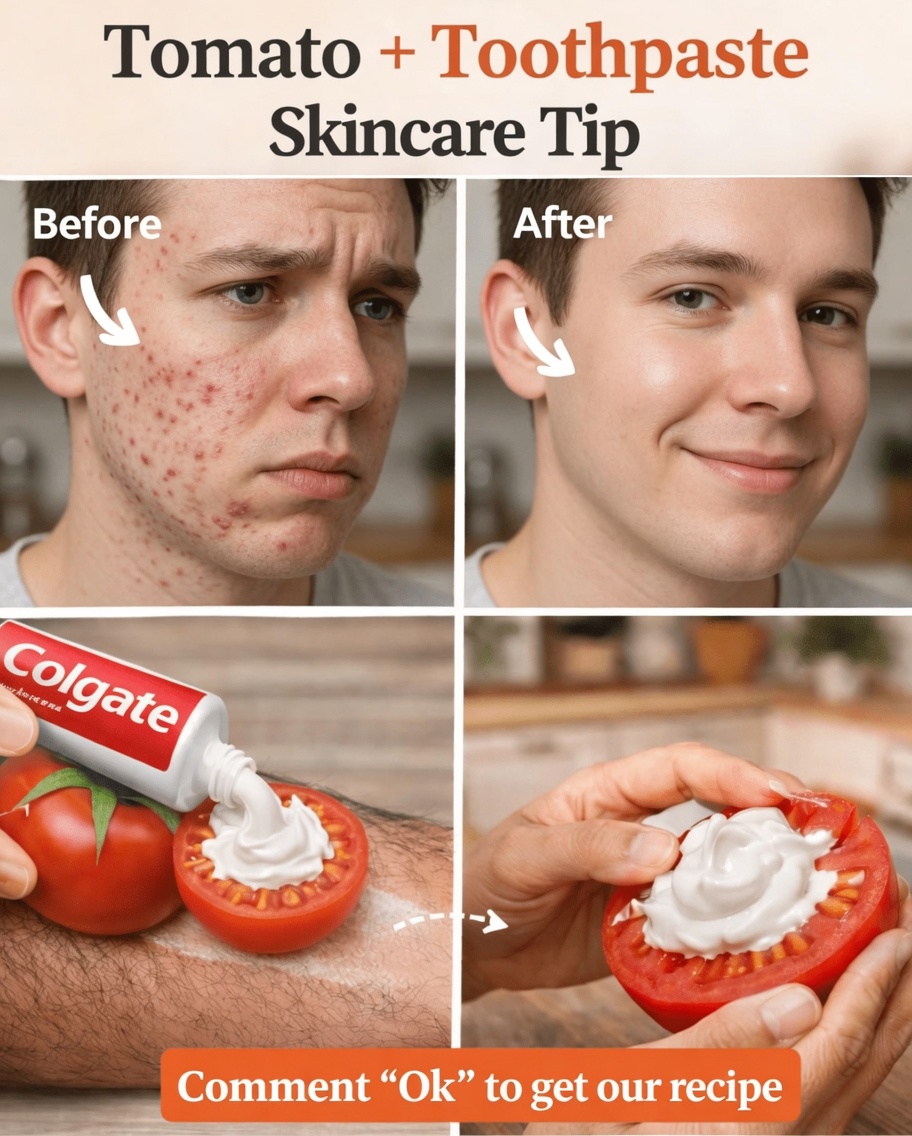 Unlock Flawless Skin Naturally: The Toothpaste and Tomato Face Mask That Targets Large Pores, Dark Spots, and Unwanted Hair