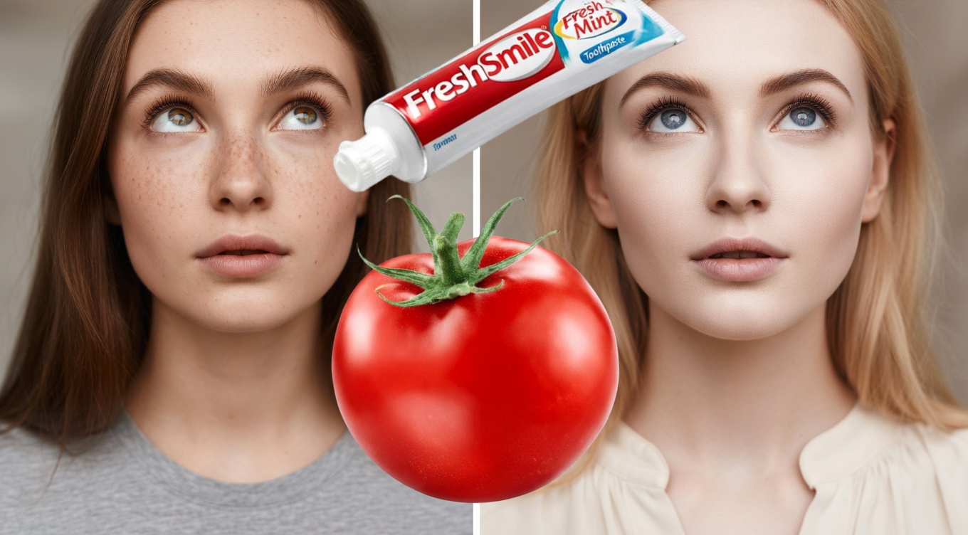 Unlock Flawless Skin Naturally: The Toothpaste and Tomato Face Mask That Targets Large Pores, Dark Spots, and Unwanted Hair