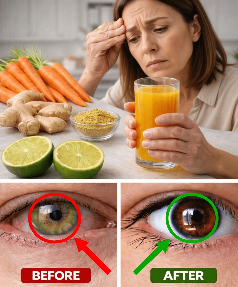 Drink Ginger, Carrot & Lemon Every Morning – Your Eyes Will Thank You in Ways You Never Expected