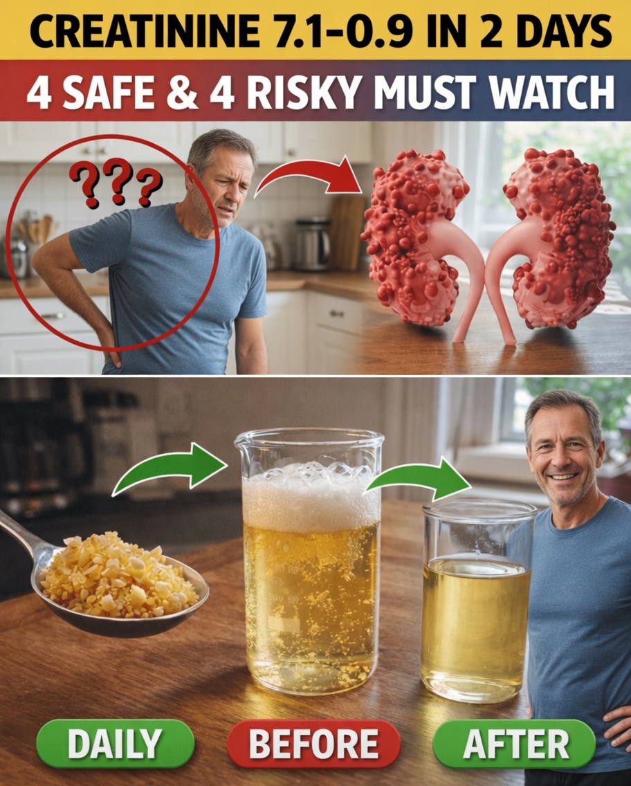Creatinine 7.1 to 0.9 in 2 Days! 4 Safe Fats for Kidney Health & 4 Risky Fats You Must Watch