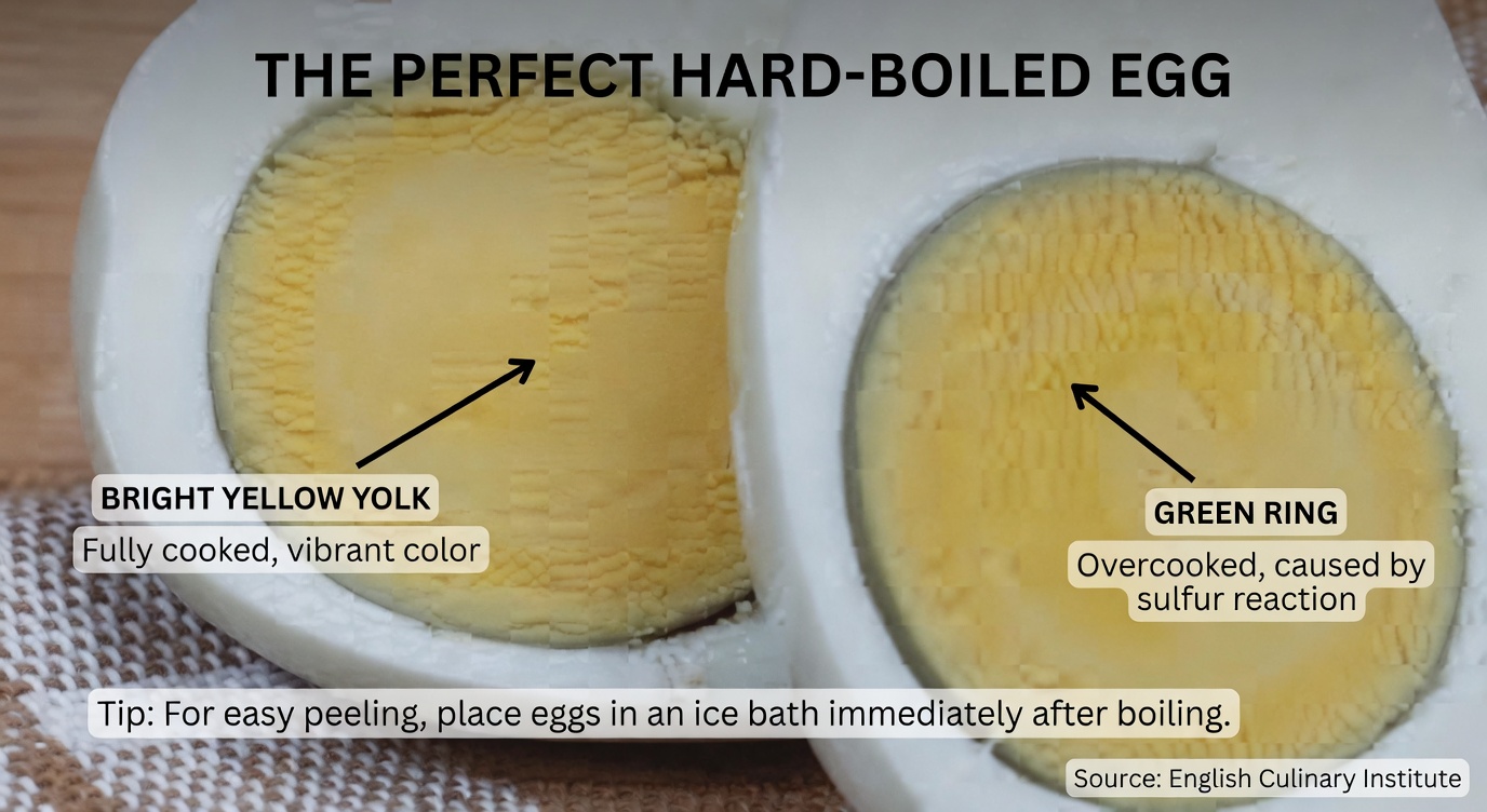 Why Do Hard-Boiled Eggs Develop a Green Ring Around the Yolk? Science Explained and Easy Prevention Tips