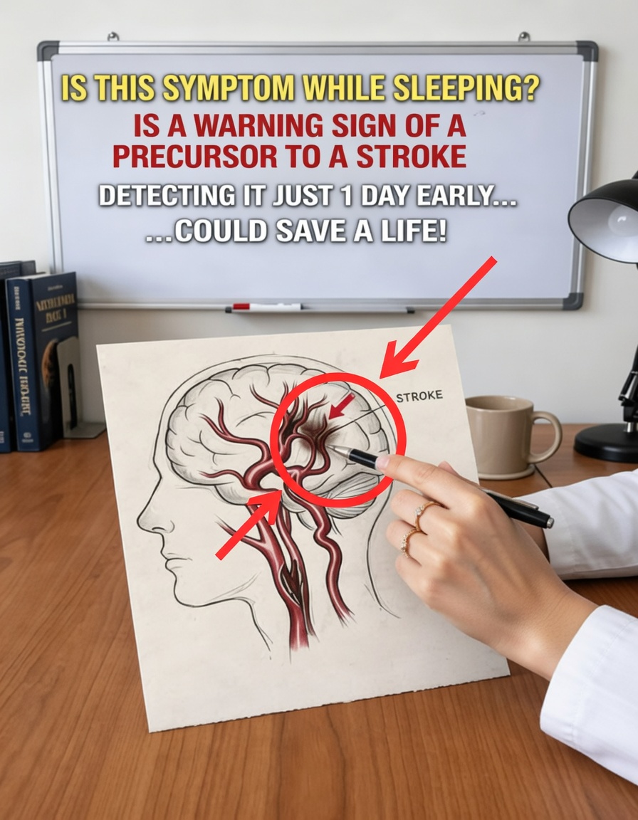 Retired Doctor Warns: This Hidden Sign May Appear While Sleeping 3 Days Before a Stroke – Don’t Ignore It!
