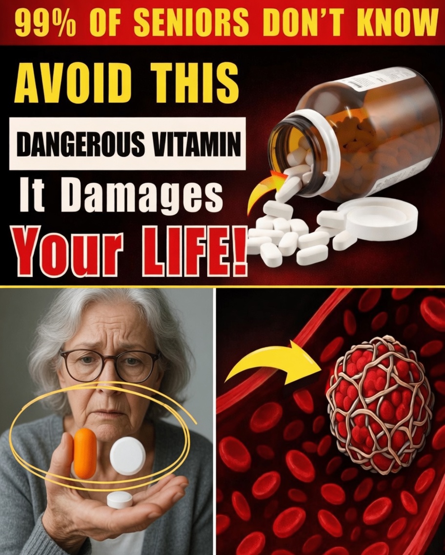 DANGER! Seniors, You Should Never Take These 2 Vitamins and Supplements Together