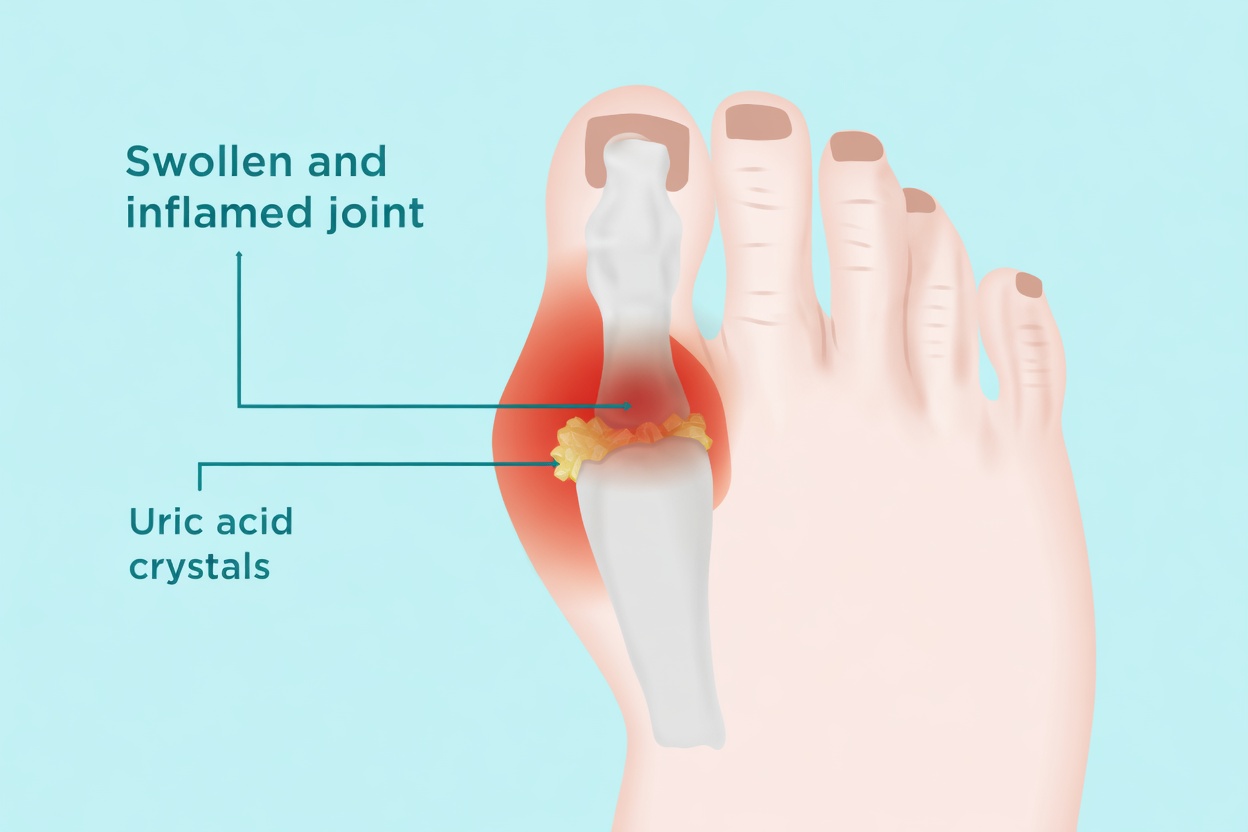 The Easiest and Quickest Ways to Help Eliminate Uric Acid Crystals from Your Body to Prevent Gout and Joint Pain
