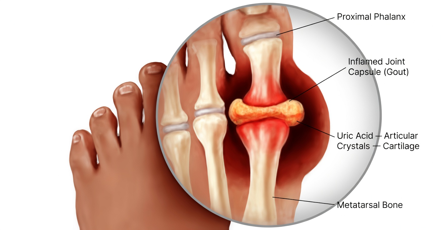 The Easiest and Quickest Ways to Help Eliminate Uric Acid Crystals from Your Body to Prevent Gout and Joint Pain