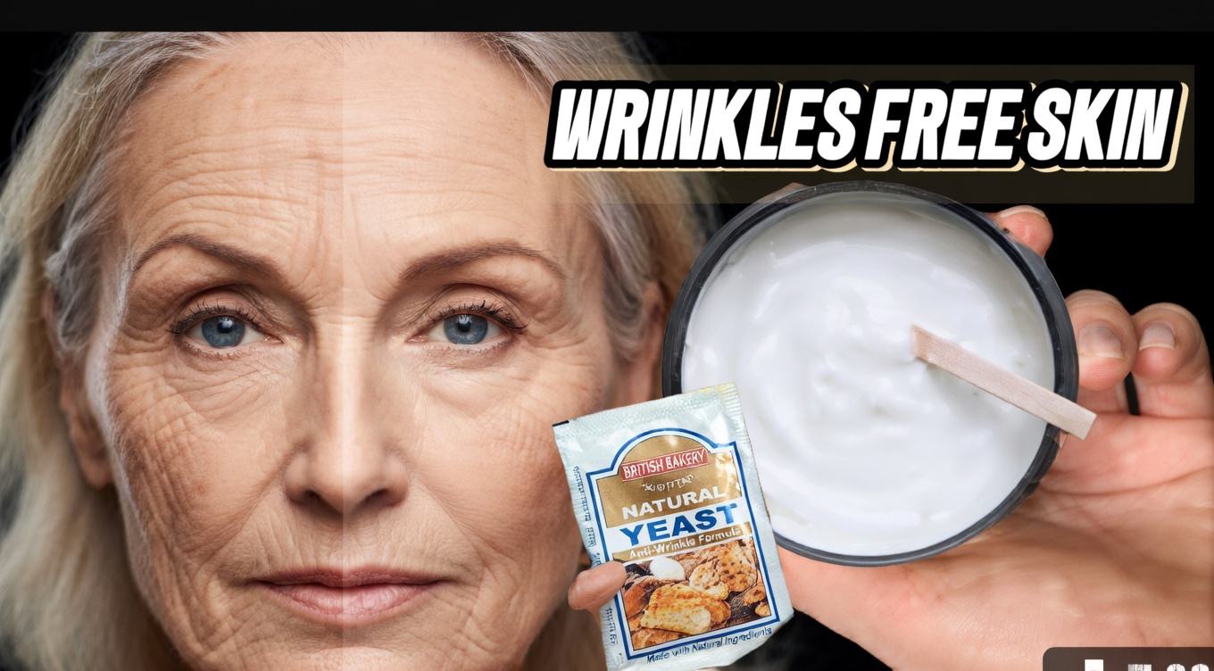 Yeast and Yogurt Remove All Wrinkles in 3 Minutes, Even at 70 Years Old