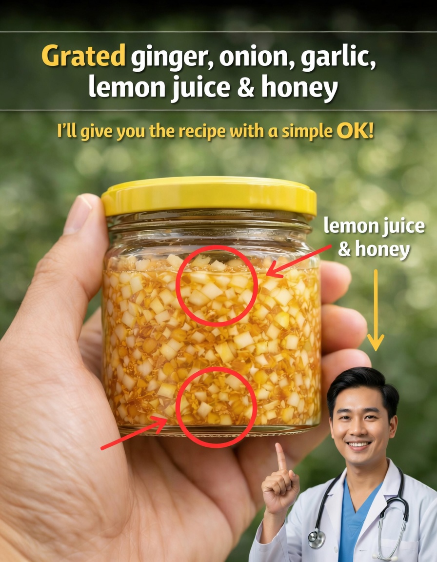 Ginger, Garlic, Onion, and Lemon Mix: A Natural Way to Support Lung and Body Cleansing