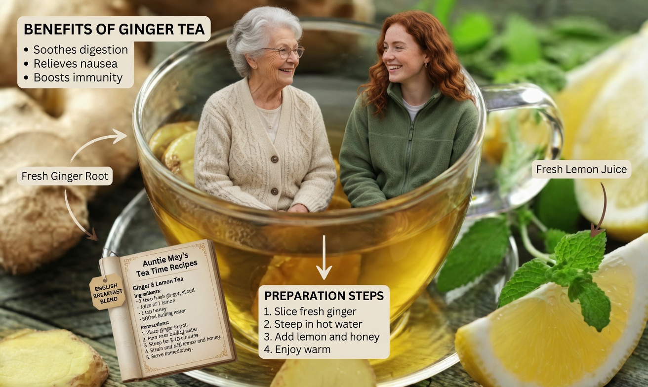 Ginger, Garlic, Onion, and Lemon Mix: A Natural Way to Support Lung and Body Cleansing