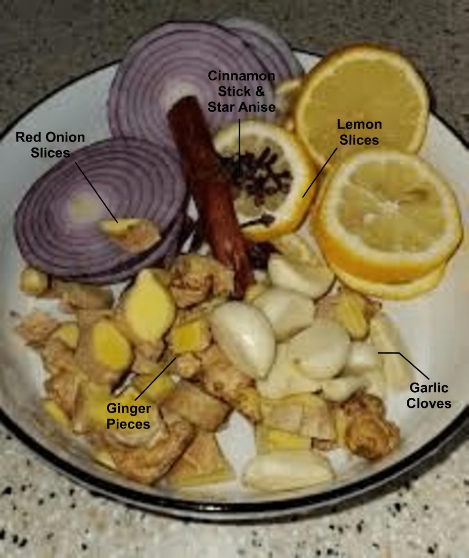 Ginger, Garlic, Onion, and Lemon Mix: A Natural Way to Support Lung and Body Cleansing