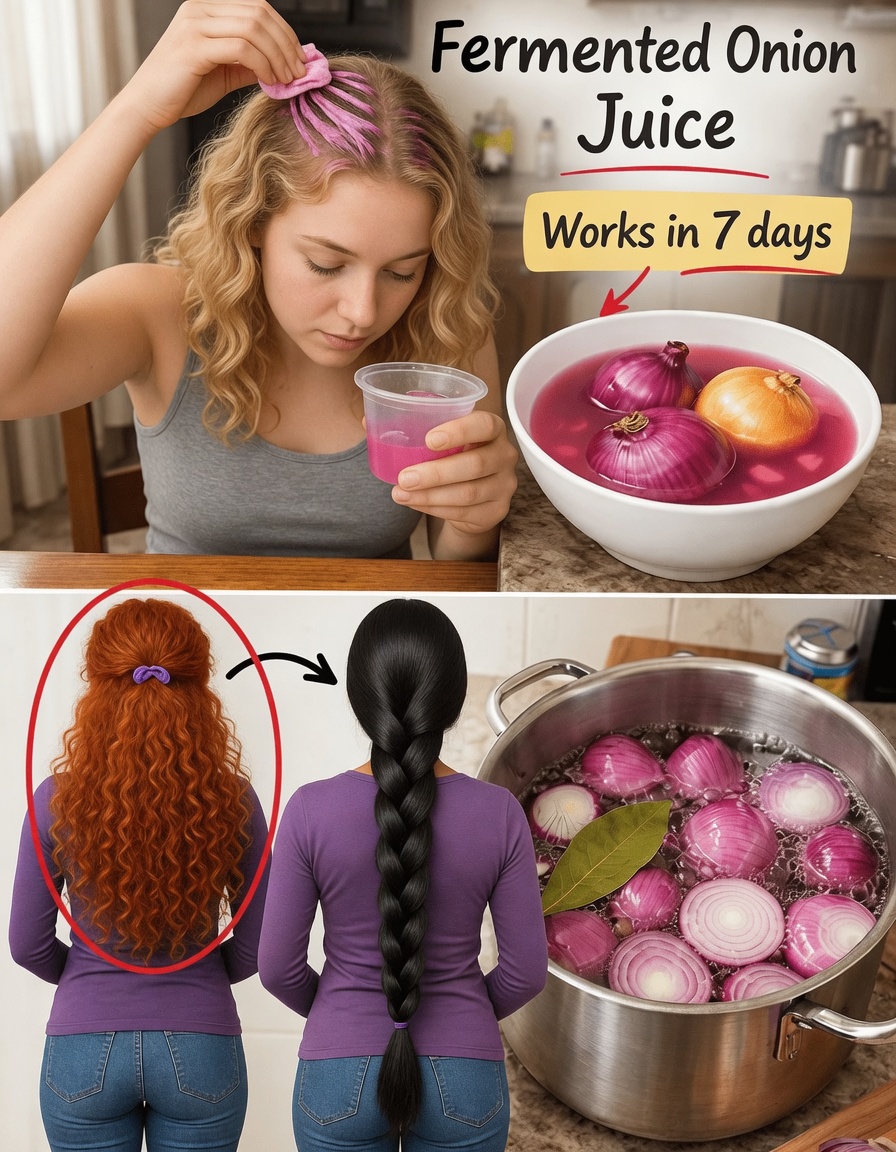 Fermented Onion Juice: The Natural Hair Growth Secret That Transformed My Strands – Faster, Thicker, and Healthier in Weeks