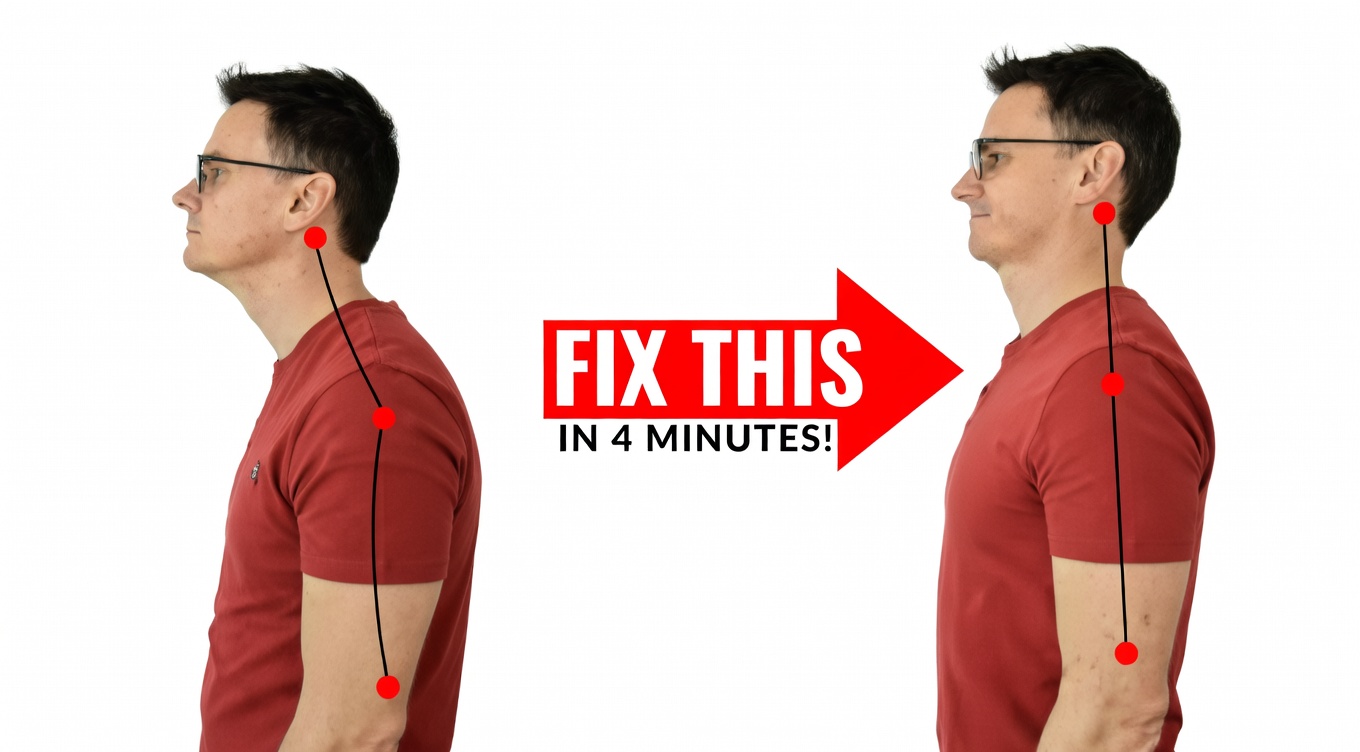 How to Gently Support Better Posture with a 4-Minute Daily Routine for Forward Head Posture After 60
