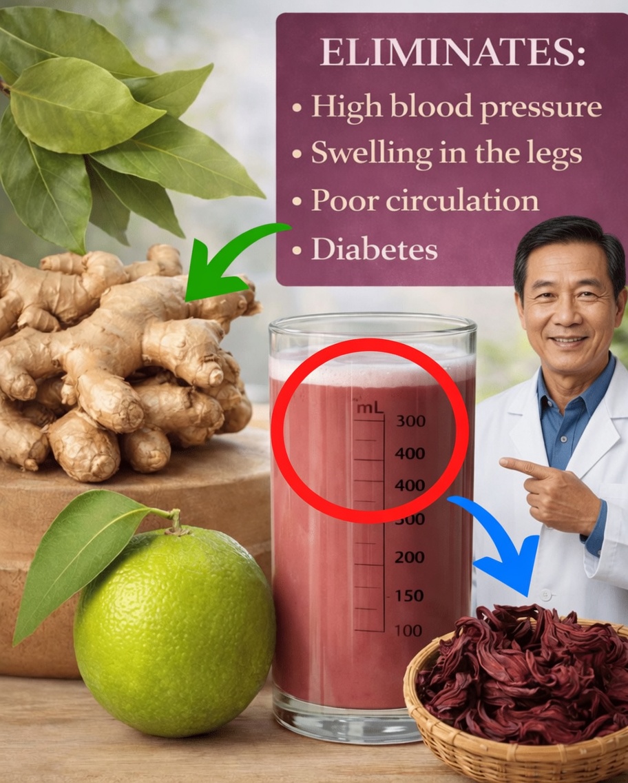 Ginger, Bay Leaves, and Hibiscus: A Refreshing Herbal Drink for Everyday Wellness – The Daily Ritual That Soothes Digestion, Calms Inflammation & Boosts Vitality