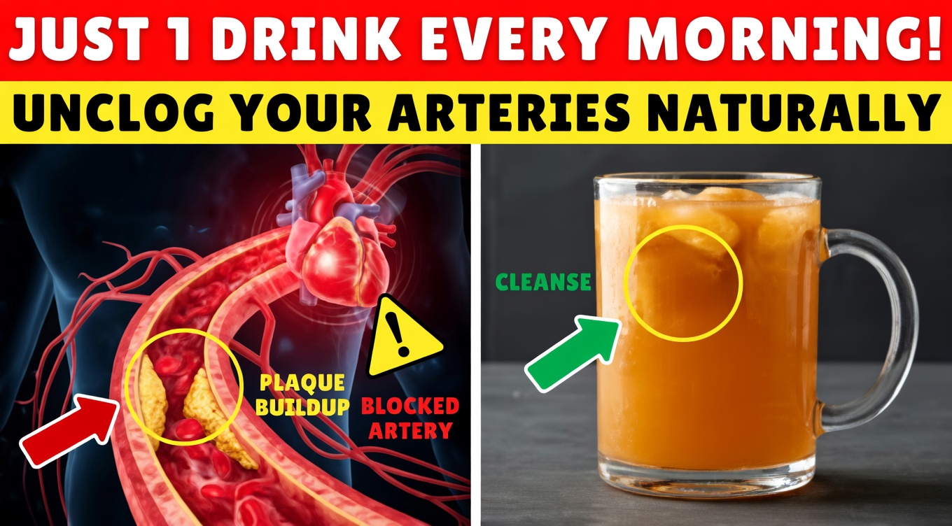 Over 60? This 2-Ingredient Kitchen Drink Unclogs Arteries in 7 Days