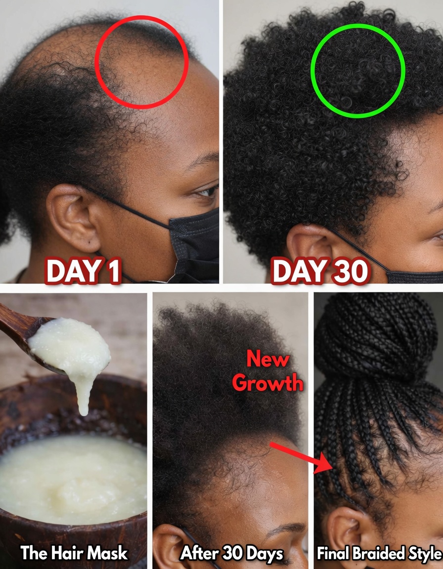 My Hair Was Completely Bald! Until I Started Using This Remedy — My Hair Grew Like Crazy & Skin Glows (Rice + Aloe Vera Mask)