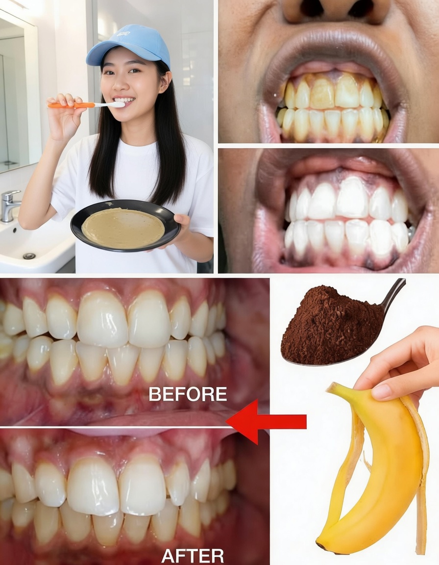 How to Naturally Whiten Yellow Teeth at Home: Exploring the Banana Peel, Ginger, and Lemon Method