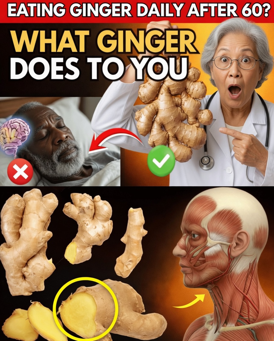 What Really Happens to Your Body After 60 When You Eat Ginger Every Single Morning