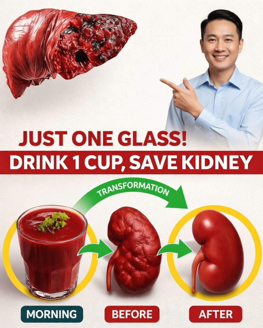 SENIORS: This REVERSES Kidney Damage in Just ONE Glass
