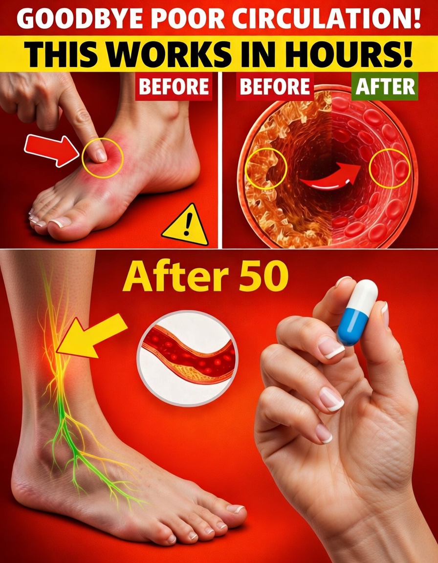 SENIORS: The #1 Drink to CLEAR Leg Arteries & IMPROVE Blood Flow Naturally | Senior Health Tips