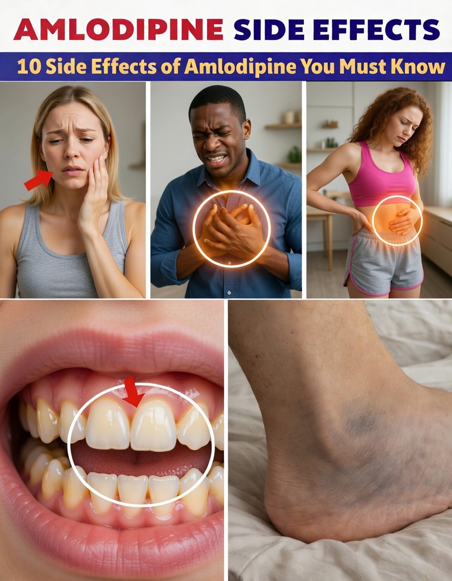 10 Hidden Amlodipine Side Effects Your Doctor Might Not Mention