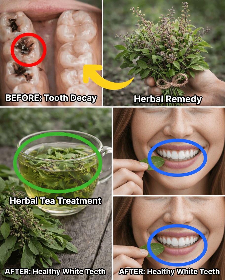 How Holy Basil (Tulsi) May Naturally Support Stronger Teeth, Healthier Gums, Fresher Breath, and Cavity Prevention
