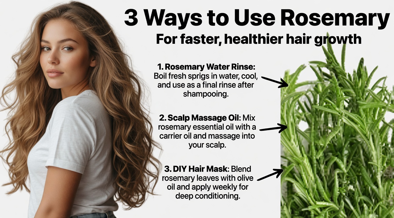 3 Powerful Ways to Use Rosemary for Thicker, Faster-Growing Hair (Your Edges Might Fill In Faster Than You Think)