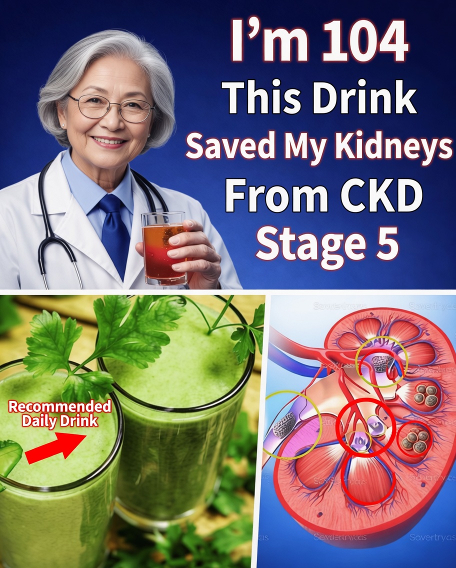 Seniors: 12 Best Morning Drinks to Flush Toxins and Quickly Lower Creatinine! Kidney Disease Treatment