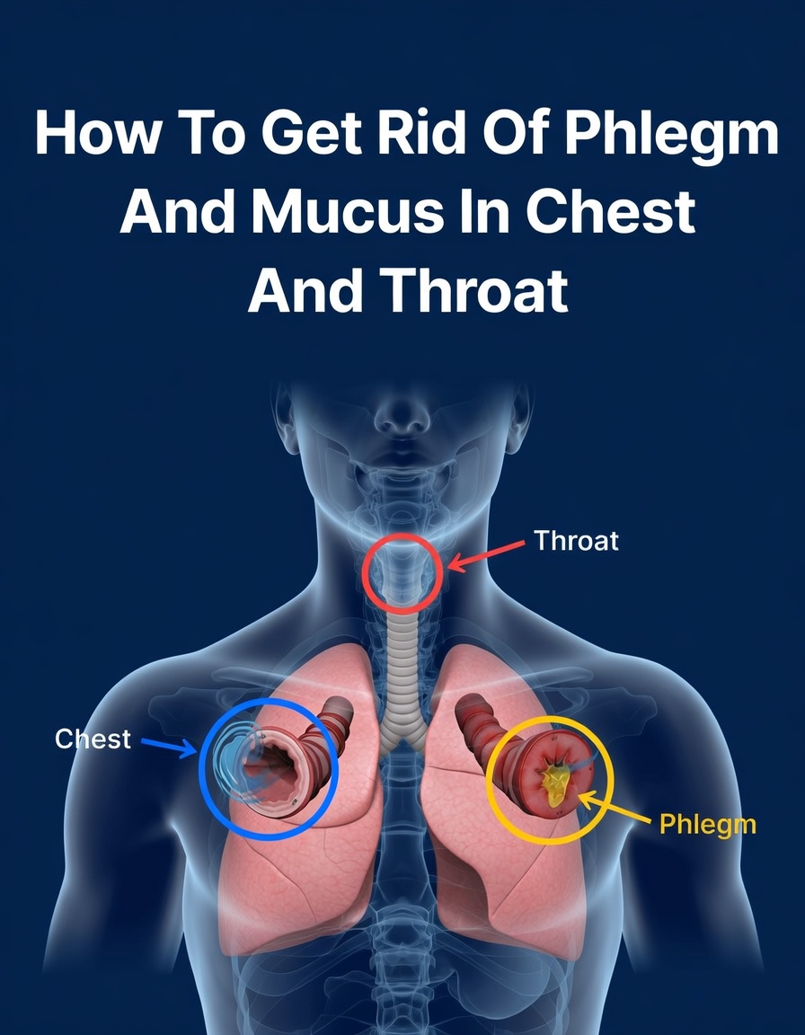 How to Get Rid of Phlegm and Mucus in Your Chest and Throat: Safe, Evidence-Based Tips to Help You Feel Clearer Faster