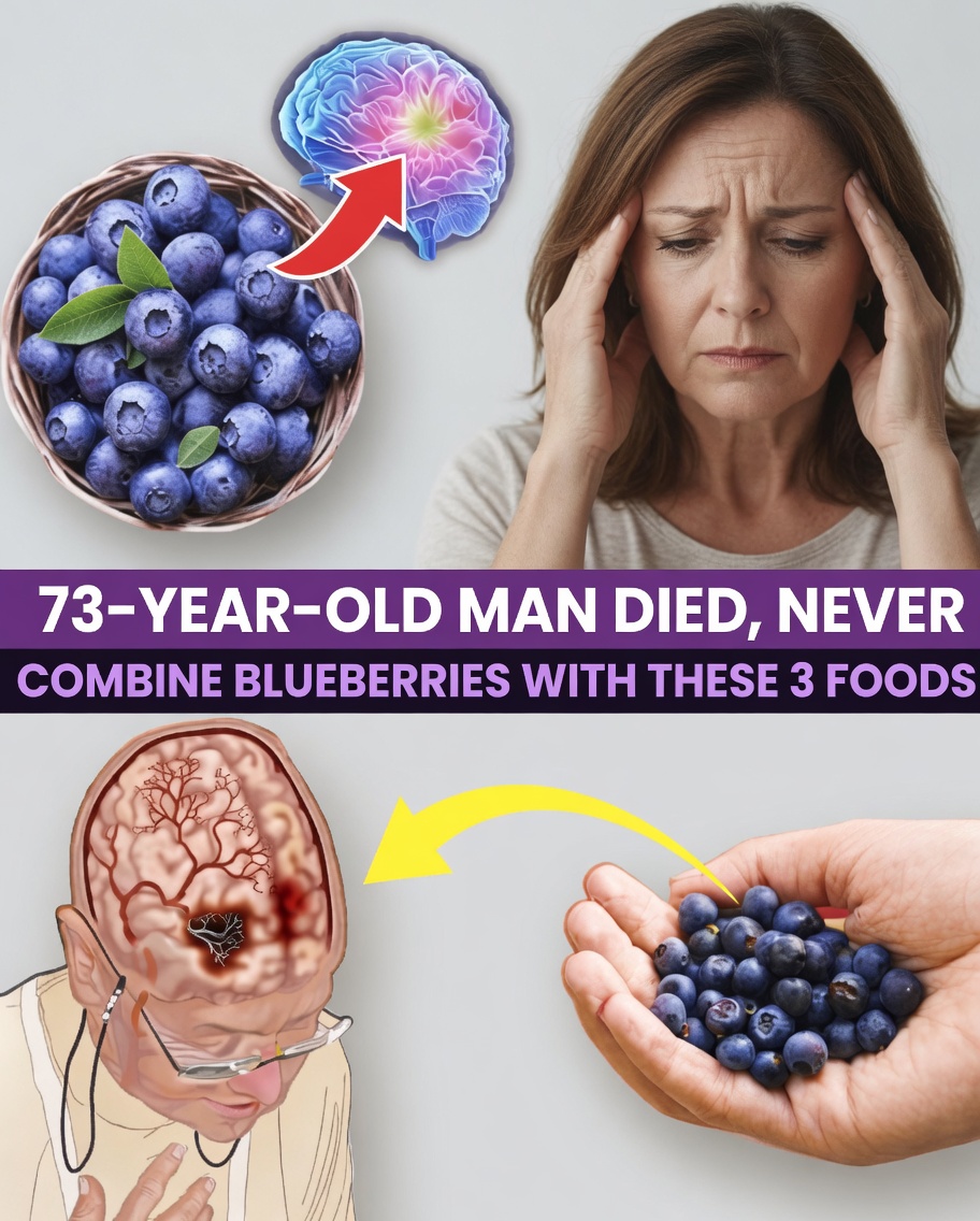 Seniors: Never Eat Blueberries With These 3 Foods!