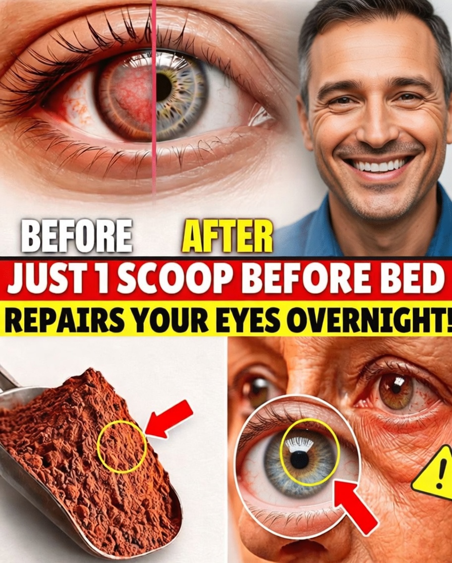 SENIORS, Eat THIS Before Sleep To REPAIR Your Eyes & Vision During Sleep