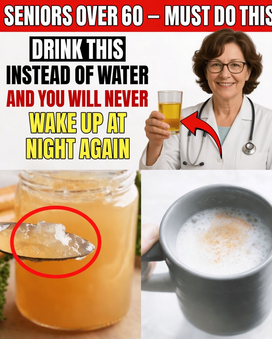 Seniors Over 60: Stop Drinking Plain Water at Night – Try These 5 Soothing Alternatives for Deeper, Uninterrupted Sleep