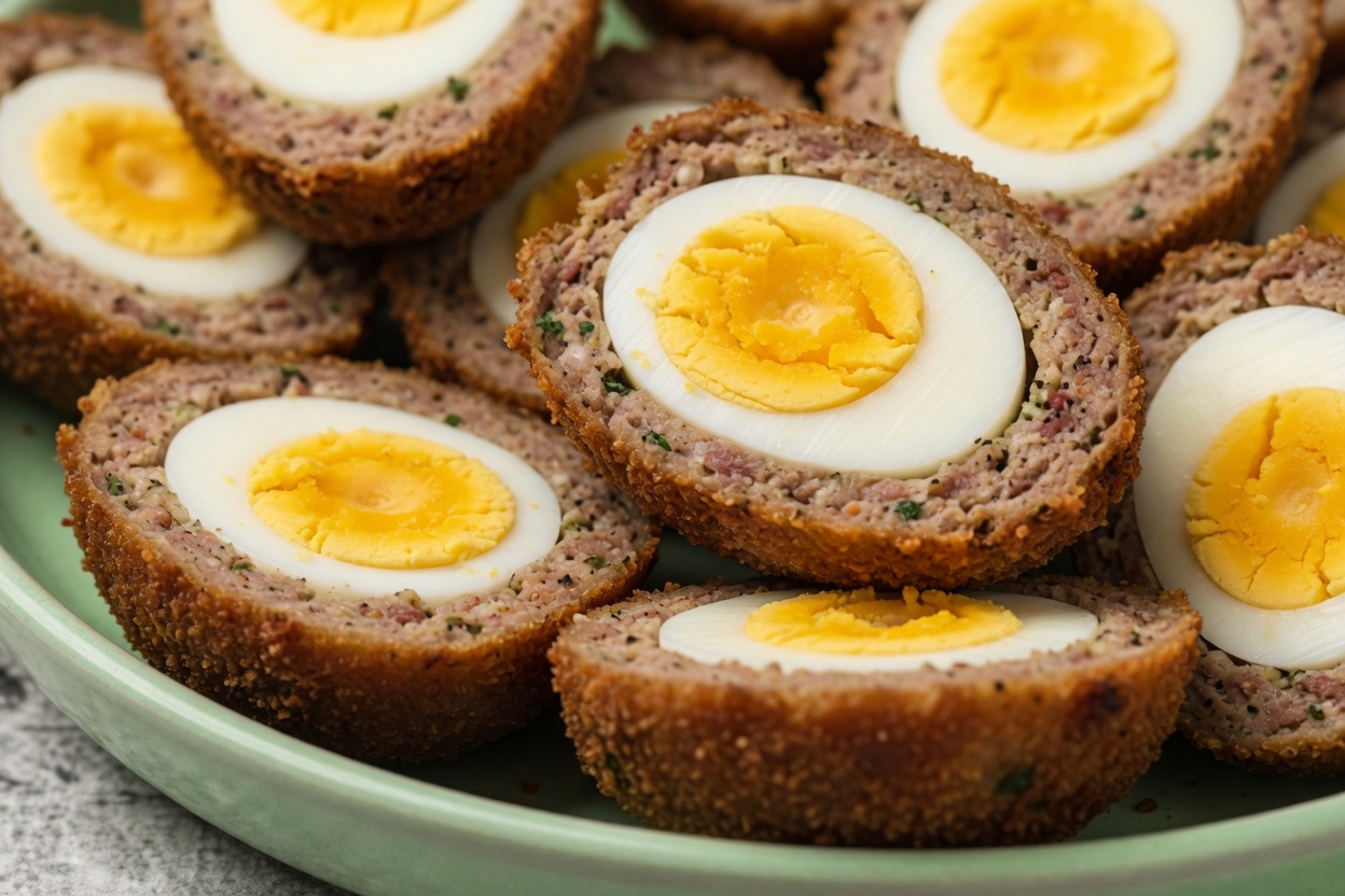 What causes the green ring around hard-boiled eggs?