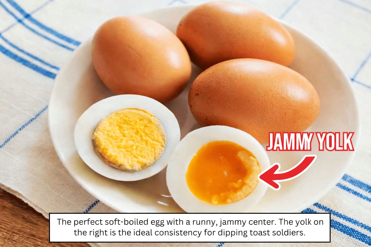 What causes the green ring around hard-boiled eggs?
