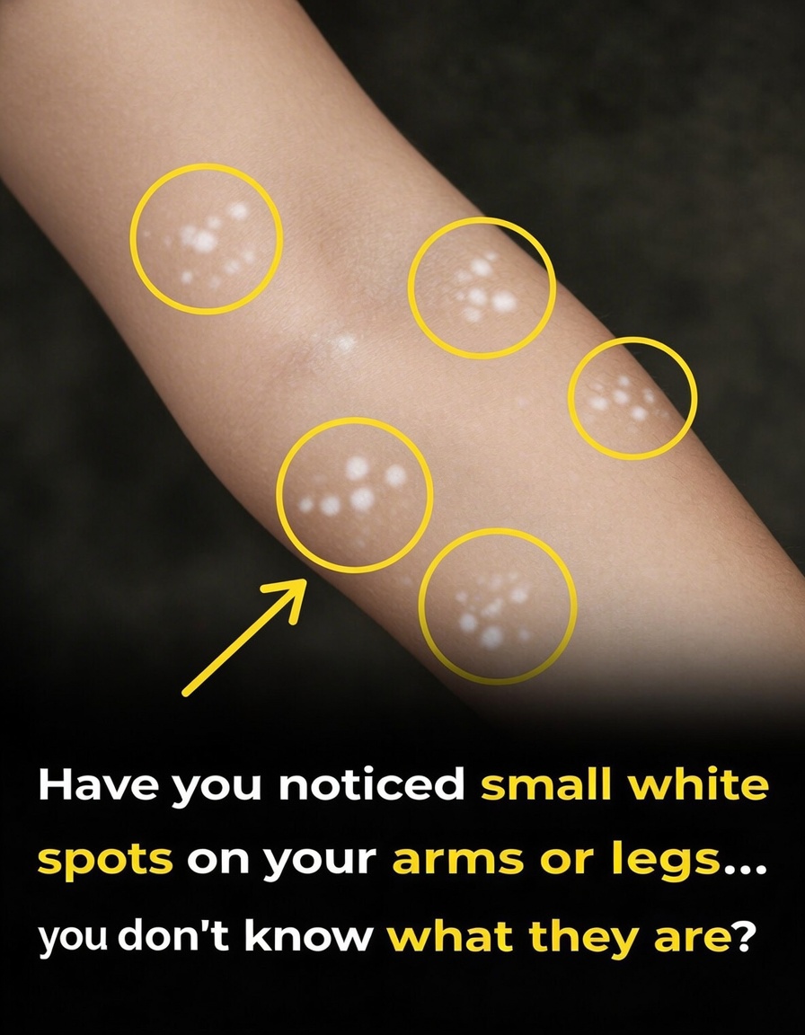 Have you noticed small white spots on your arms or legs… and you don’t know what they are?