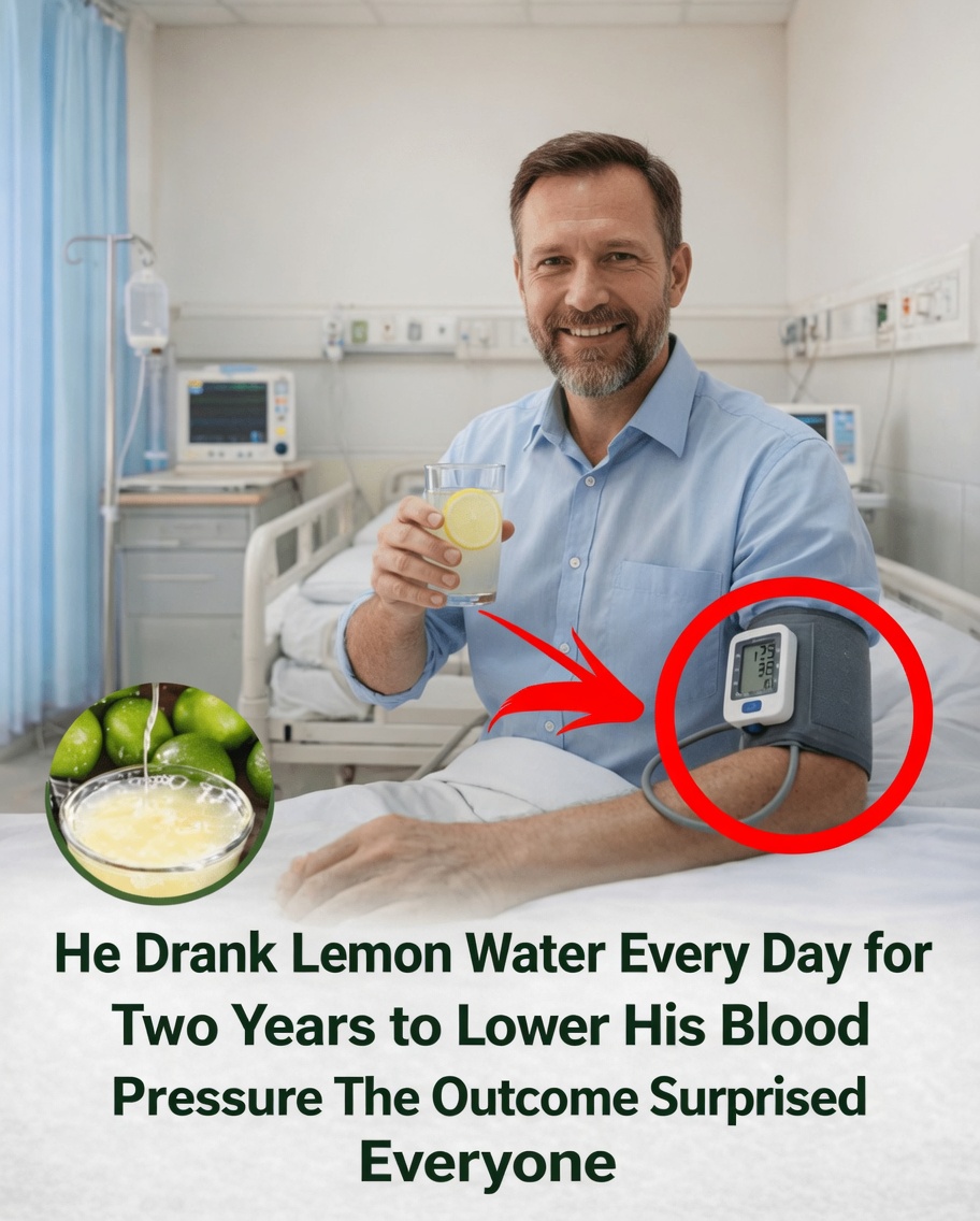 70-Year-Old Man Drinks Lemon Water to Treat High Blood Pressure for 2 Years