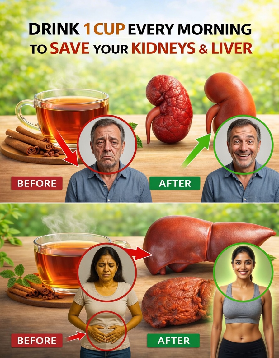 Drink 1 Cup Every Morning to Save Your Kidneys & Liver