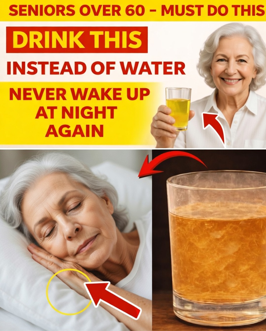 SENIORS: Can't Sleep Through the Night? Drink THIS Instead of Water for Instant Deep Sleep