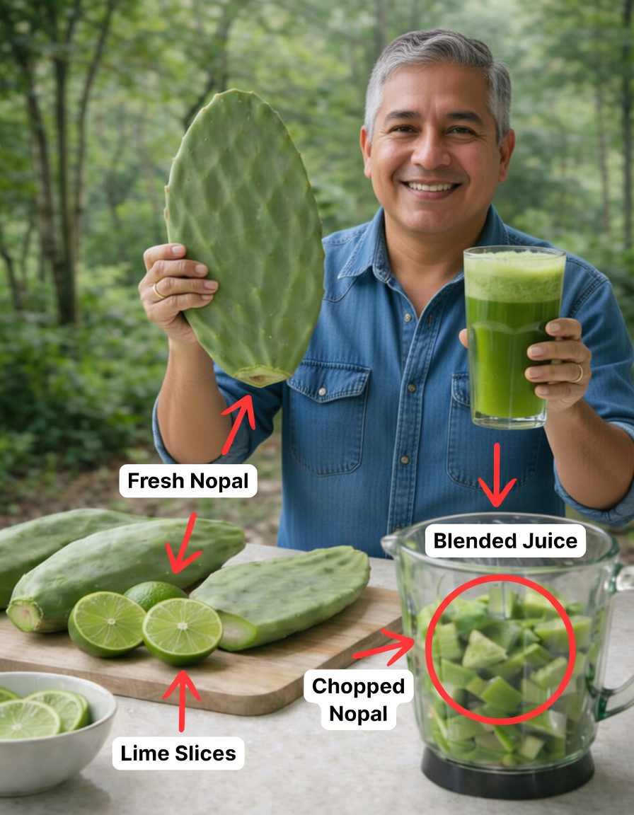 Lemon + Nopal Drink: The Natural Way to Beat Bloating, Support Your Kidneys, and Slim Your Waist (Safely)