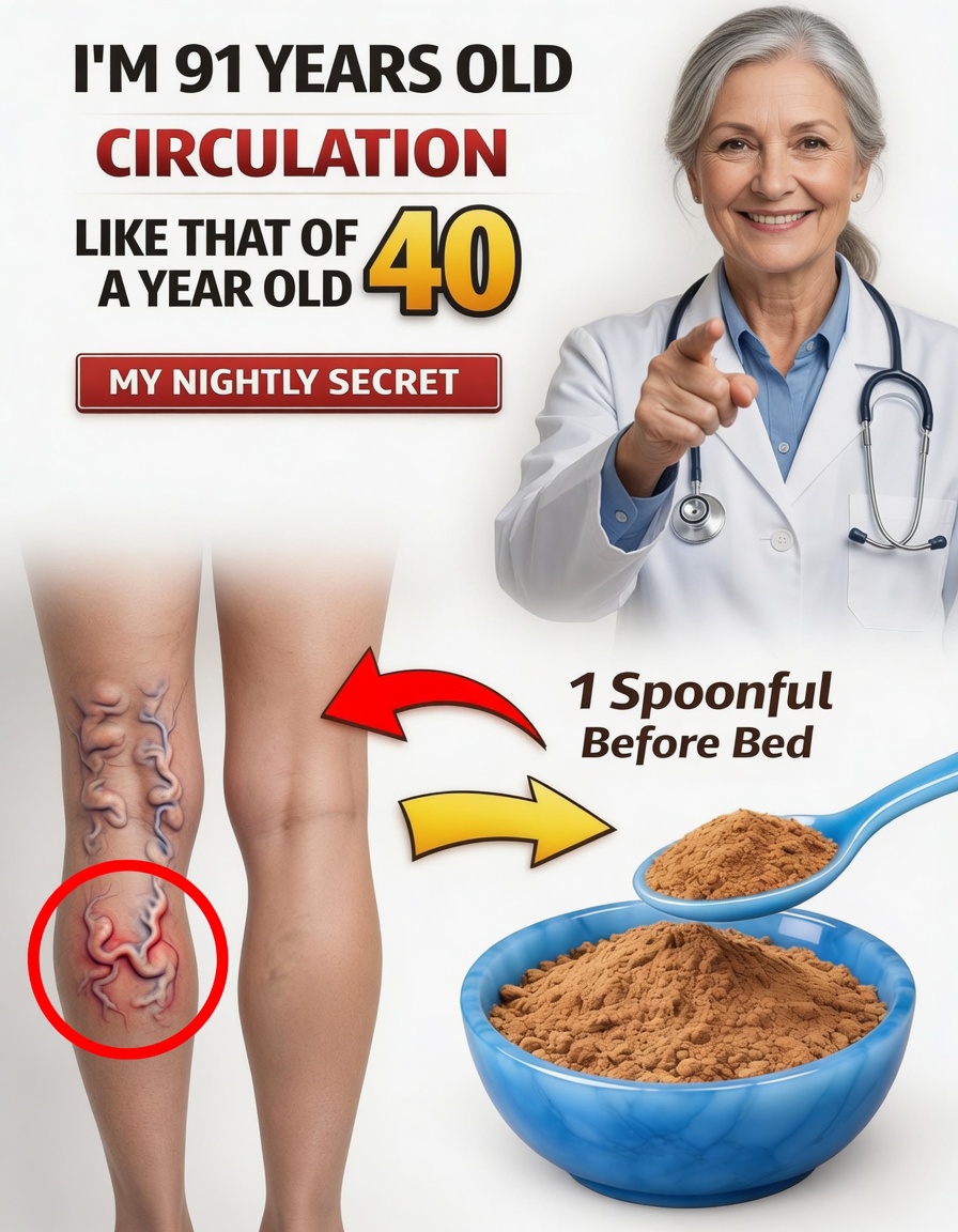 Seniors: Eat This Before Bed to Boost Blood Flow and Improve Leg and Foot Circulation in Just 24 Hours