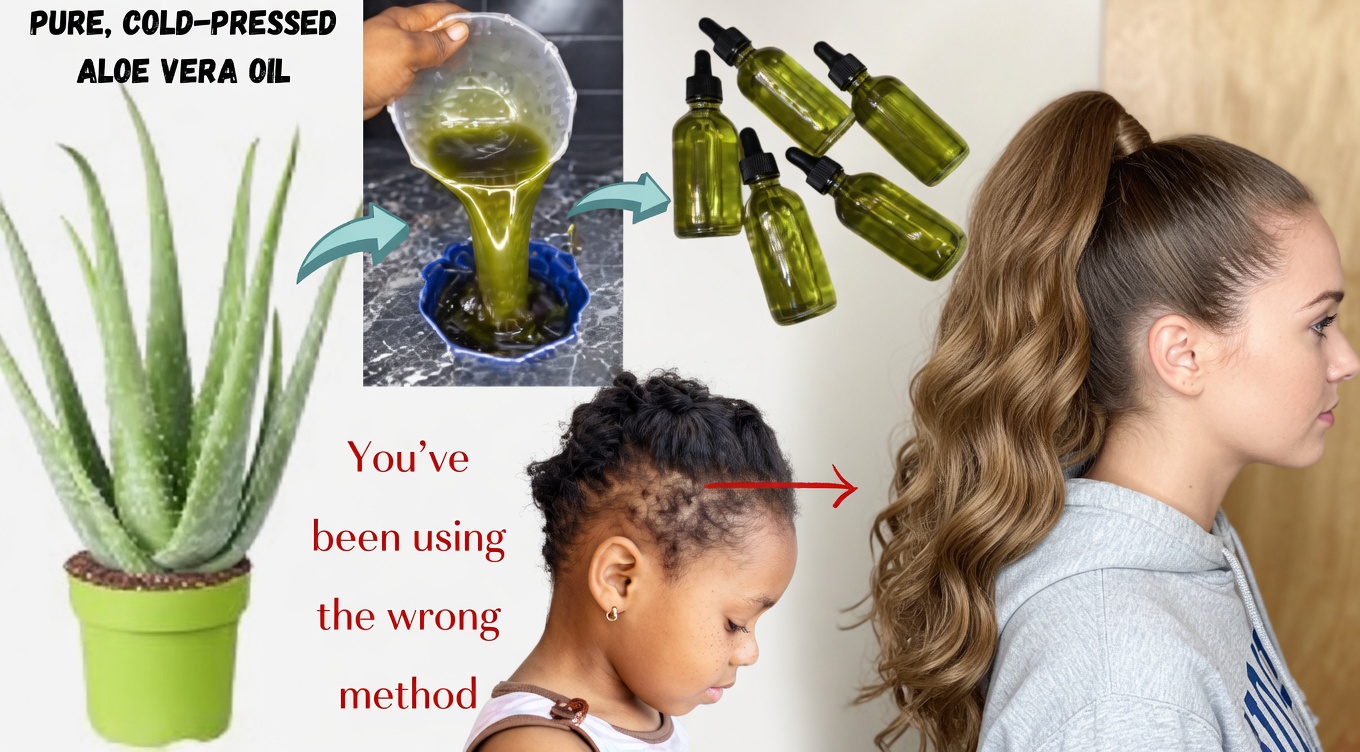 How to Make Aloe Vera Oil for Faster Hair Growth and to Reduce Hair Fall