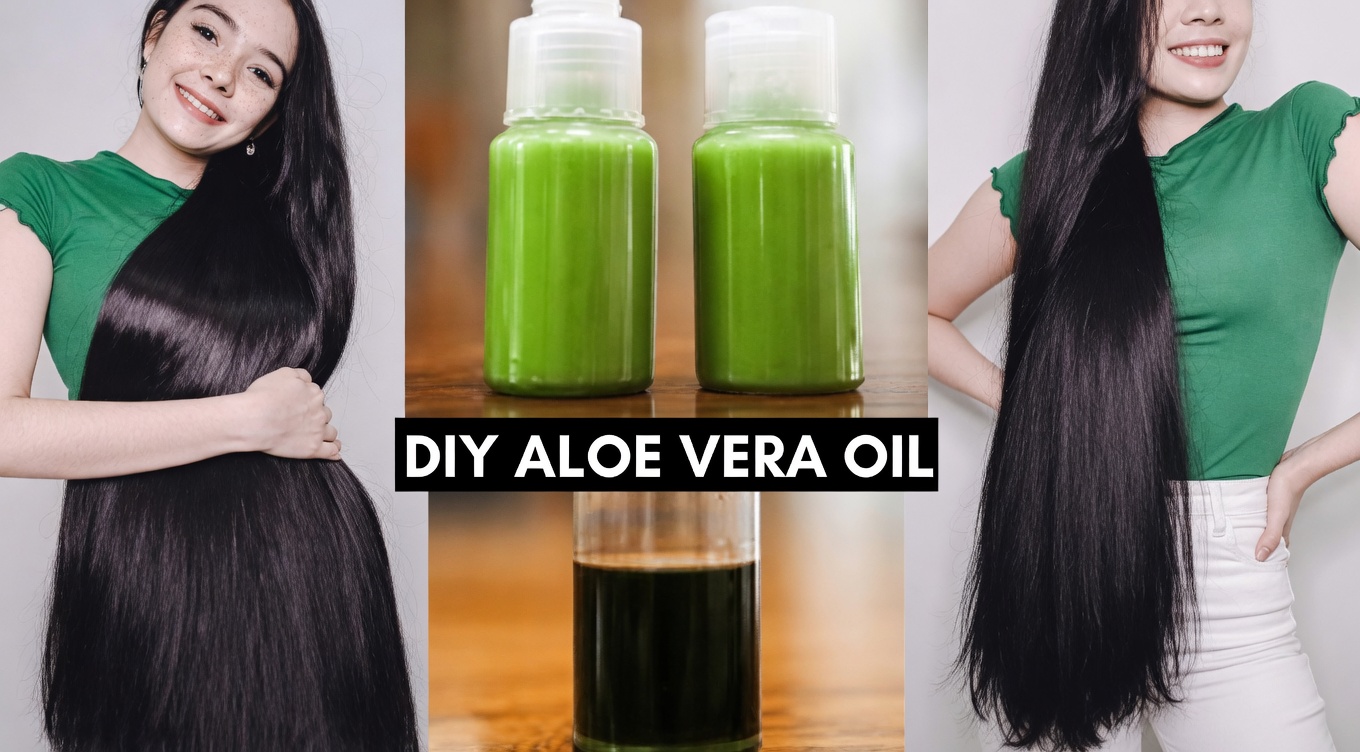 How to Make Aloe Vera Oil for Faster Hair Growth and to Reduce Hair Fall