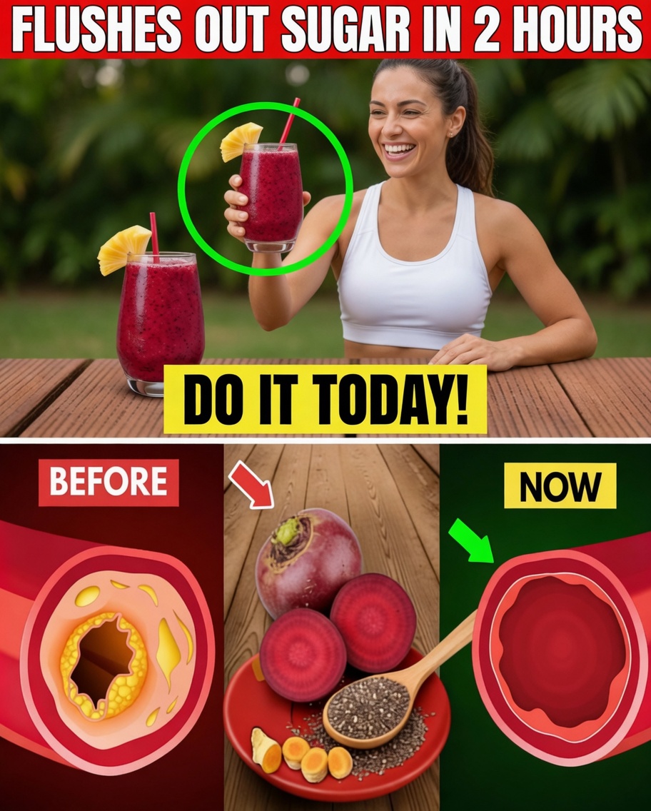 #1 Natural Drink to Flush Out Diabetes & Drain Cholesterol Fast | (Doctors Shocked)