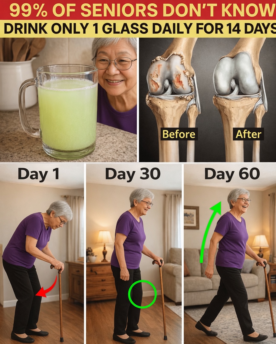 Knee Pain Relief Starts with THIS Powerful Drink (Must Try for Seniors!)