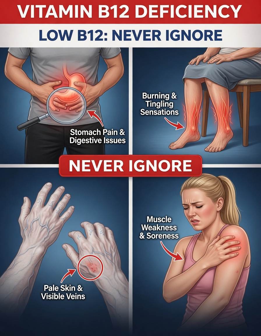 8 Strange Signs Your Body Is Begging for Vitamin B12 That Many Seniors Tend to Overlook